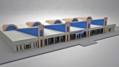 Marsa Alam Airport Terminal building 3D Model