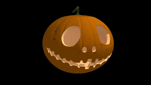 Halloween Pumpkin 3D Model