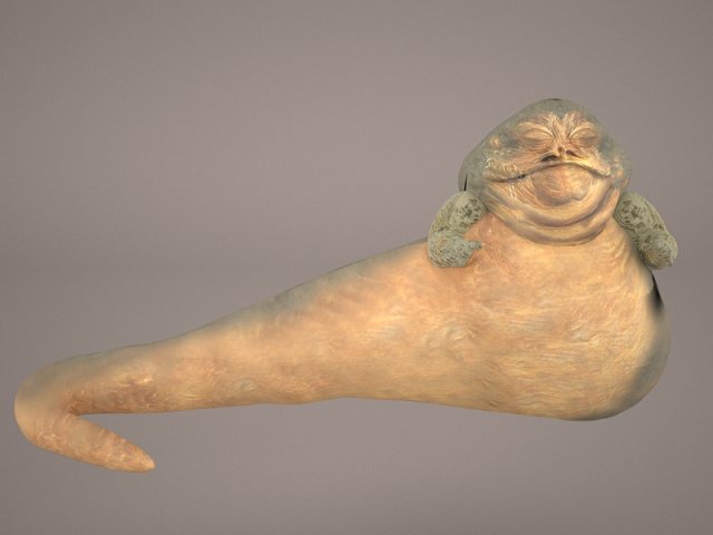 Jabba the Hutt Star Wars 3D Model