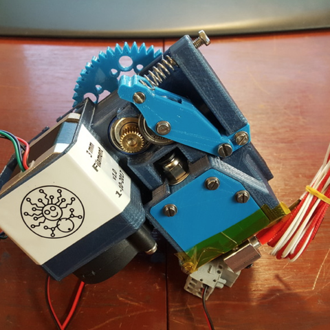 Easy exchange filament extruder 3D Print Model