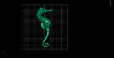 Sea Horse Necklace – Pendant 3D Model