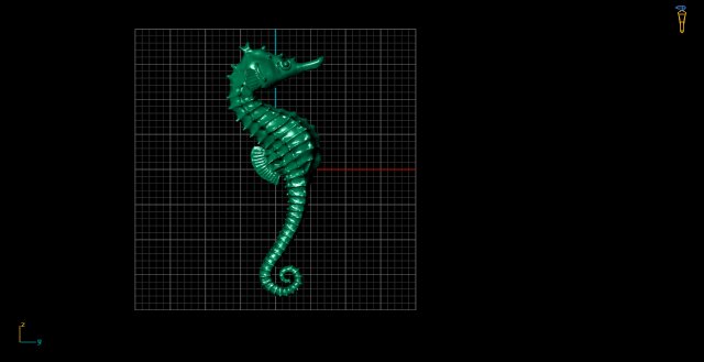 Sea Horse Necklace – Pendant 3D Model