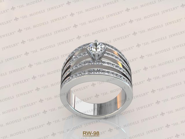 Womens Ring-RW-98 3D Model