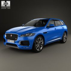 Jaguar F-Pace S 2017 3D Model