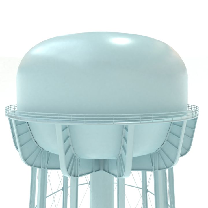 Water Tower of Thomaston 3D Model