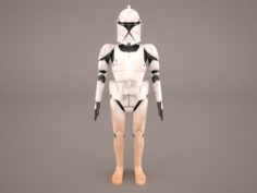 Clonetrooper Star Wars 2 3D Model
