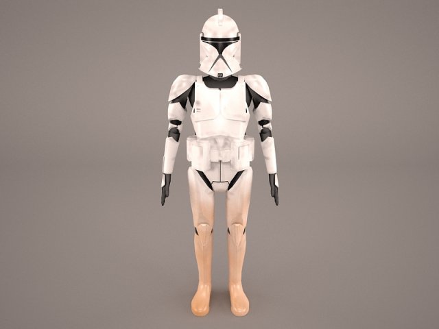 Clonetrooper Star Wars 2 3D Model
