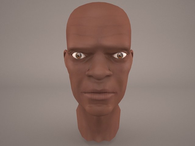 Macewindu Head Star Wars 3D Model