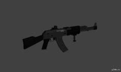 АК103 low poly 3D Model