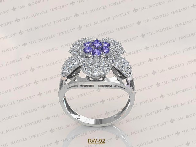 Womens Ring-RW-92 3D Model