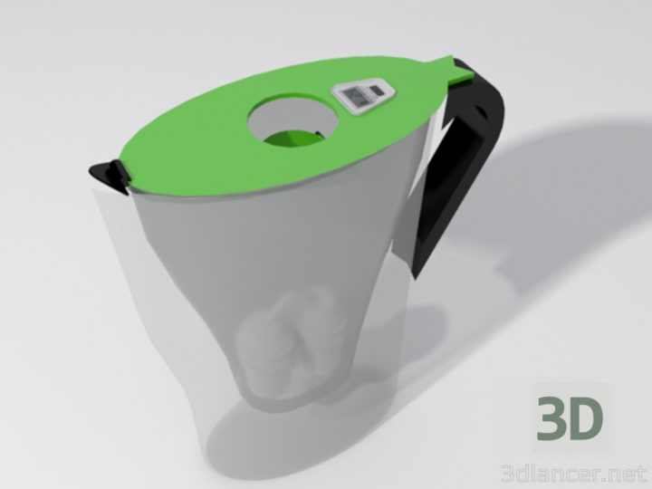 3D-Model 
Pitcher filter brita