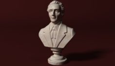 Chopin Bust 3D Model