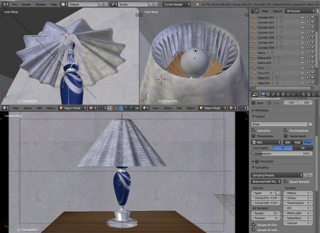 Table lamp-2 3D Model