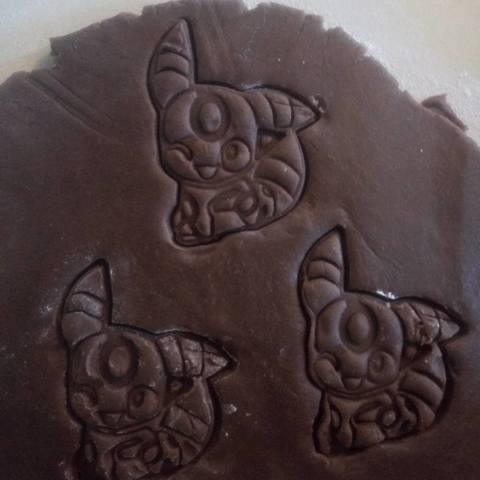 Noctali Chibi Cookies cutter 3D Print Model