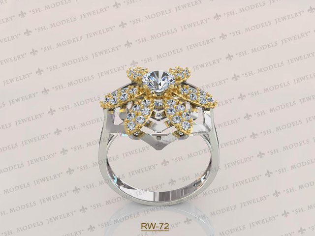 Womens Ring-RW-72 3D Model