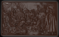 Reply of the Zaporozhian Cossacks Bas relief 3D Model