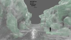 Ice canyon 1 3D Model