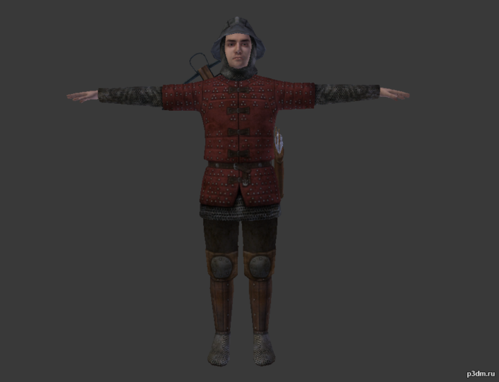 Crossbowman 3D Model