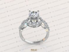 Womens Ring-RW-57 3D Model