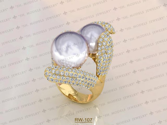 Womens Ring-RW-107 3D Model