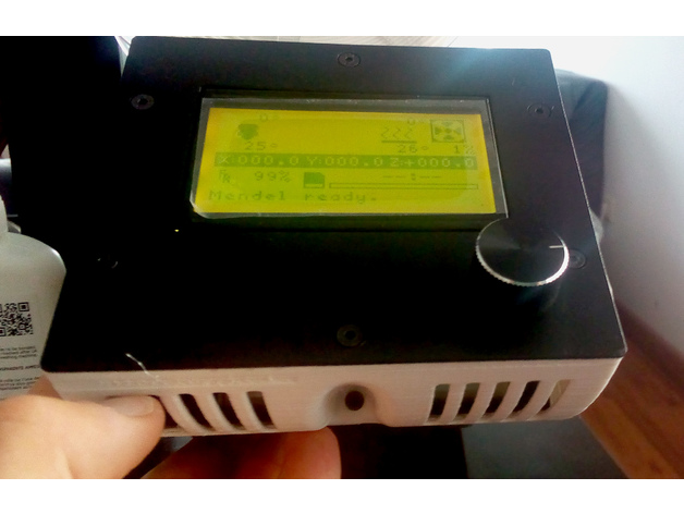 Malyan M150 LCD Angle Mod 3D Print Model