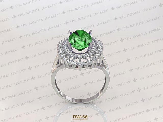 Womens Ring-RW-66 3D Model