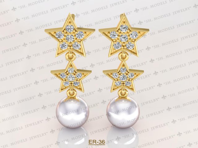 Earrings-36 3D Model