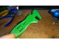 Useless (but cool) Adjustable Wrench/Spanner 3D Print Model