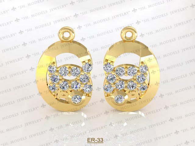 Earrings-33 3D Model