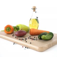 Kitchen decore set vegetables 3D Model