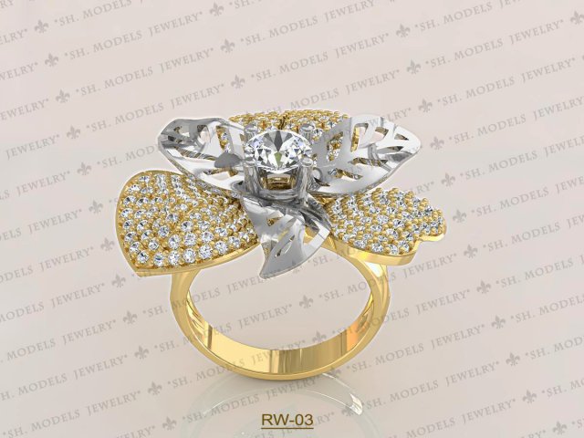 Womens Ring-RW-03 3D Model