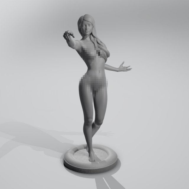 Zbrush Girl 01 3D Model