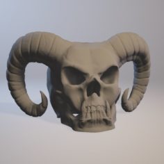 Devil skull 3D Print Model