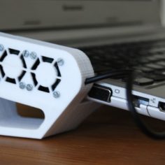 Universal laptop cooler with stand 3D Print Model