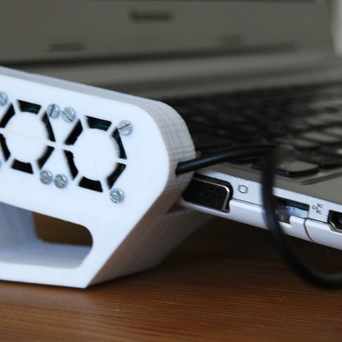 Universal laptop cooler with stand 3D Print Model