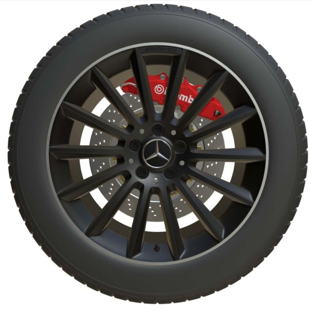 Mercedes Benz Wheel 2 3D Model