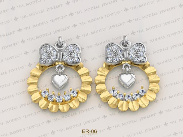 Earrings-06 3D Model