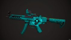 H&K MP5A5 Custom Абсолют 3D Model