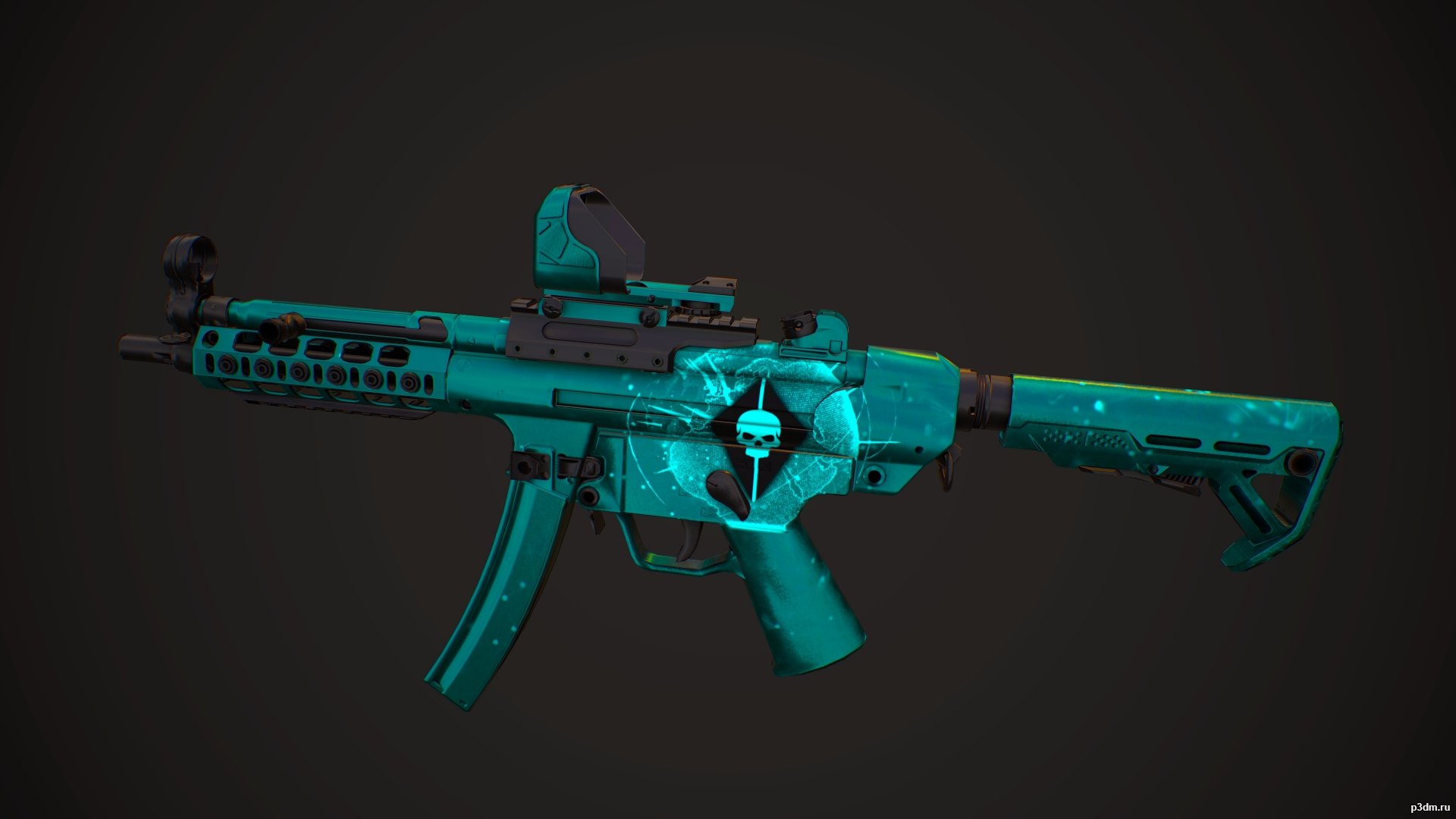 H&K MP5A5 Custom Абсолют 3D Model