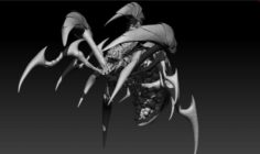 Dreadful beetle high poly zbrush project 3D Model