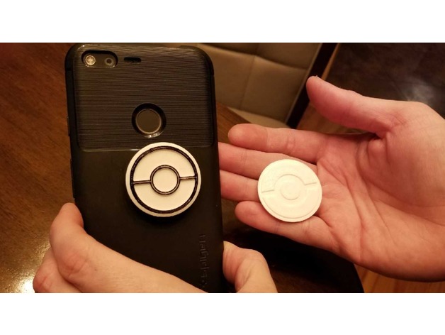 Popsocket Pokeball faceplate 3D Print Model