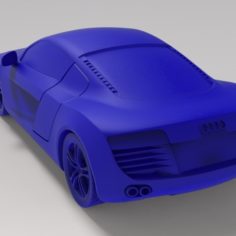 Audi R8 1/18 3D Print Model