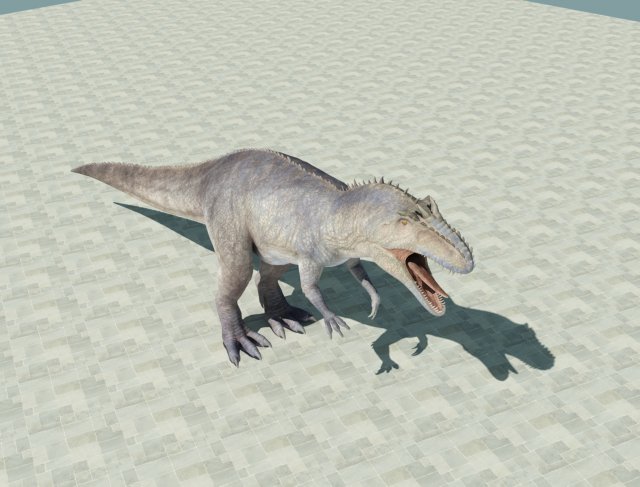 Giganotosaurus Free 3D Model