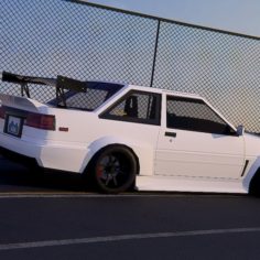 Corolla AE86 (Revised)						 Free 3D Model