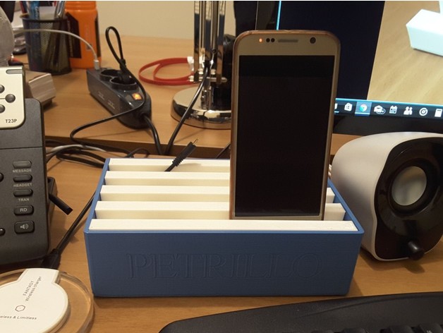Smartphone & Tablet Charging Station 3D Print Model
