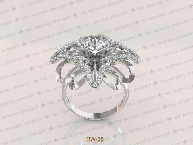 Womens Ring-RW-38 3D Model