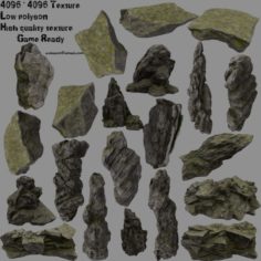 Forest rock 3D Model