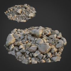 3d scanned nature stone 023 3D Model
