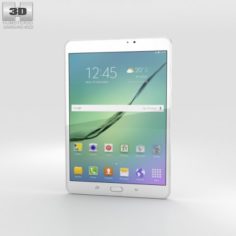 Samsung Galaxy Tab S2 8 Wi-Fi White 3D Model