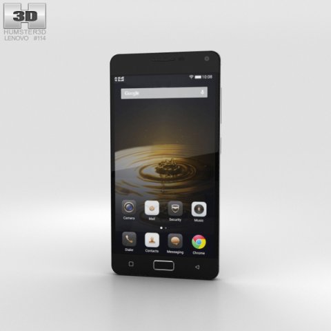 Lenovo Vibe P1 Graphite Grey 3D Model